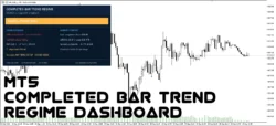 دانلود اندیکاتور Completed Bar Trend Regime Dashboard نمایش وضعیت روند بازار بر اساس کندل‌های تکمیل‌شده برای متاتریدر 5 در فارکس