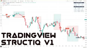 دانلود اندیکاتور StructIQ V1 برای تشخیص ساختار بازار بر پایه مفاهیم Smart Money (SMC) در تریدینگ ویو برای ارزدیجیتال