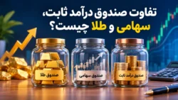 تفاوت صندوق درآمد ثابت، سهامی و طلا چیست؟ بررسی مزایا، معایب و بهترین زمان سرمایه‌گذاری